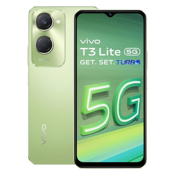 <h3>Vivo T3 Lite 5G Smartphone (Vibrant Green, 4GB Ram 128GB Storage)</h3>