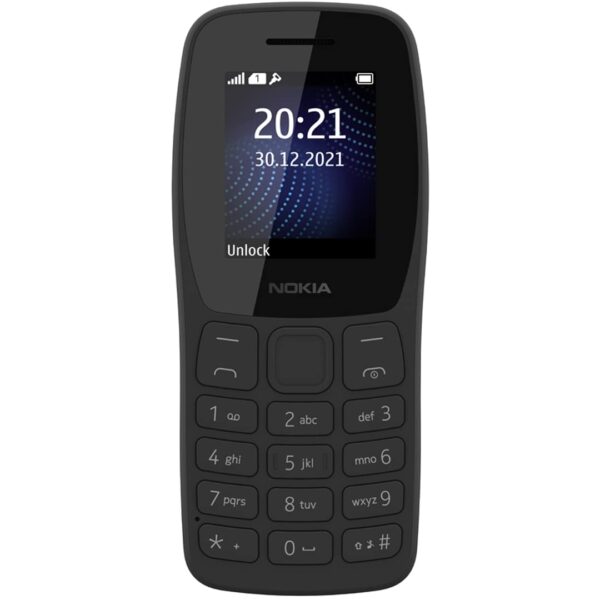 <h3>Nokia 105 Classic | Single SIM Keypad Phone with Built-in UPI Payments, Long-Lasting Battery, Wireless FM Radio, Without Charger | Charcoal</h3>