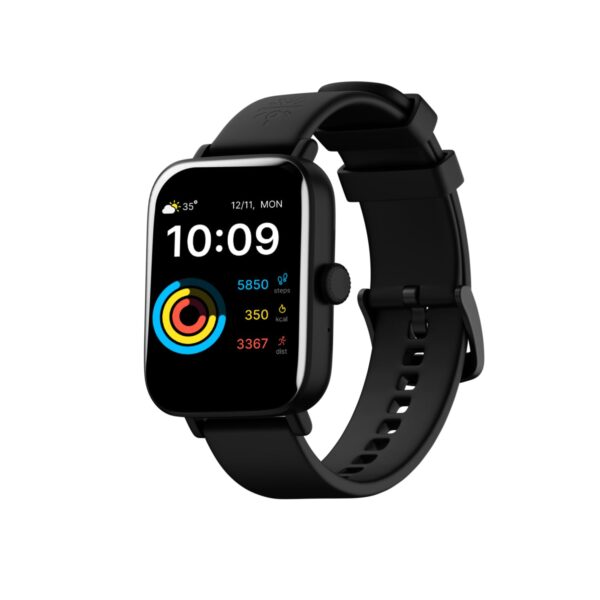 <h3>Cultsport Beats 1.85 Inches HD Screen, 320 * 386, 600 Nits, BT Calling, Crown Control, TWS Pairing Smartwatch (Black Strap, Free Size)</h3>