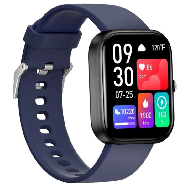 <h3>M I D116 Fitness Band Smart Watch for Men, Women, Boys, Girls, Kids – Single Touch Interface, Water Resistant, Workout Modes,Quick Charge Sports Smartwatch – Blue I</h3>