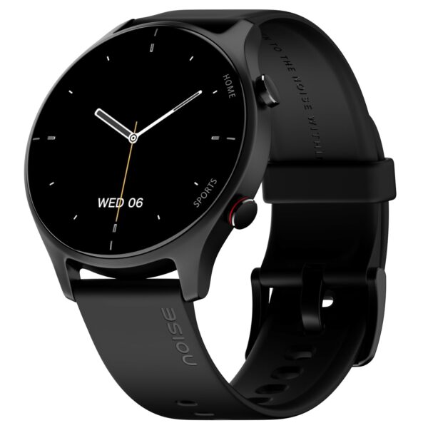 <h3>Noise Twist Round dial Smart Watch with Bluetooth Calling, 1.38" TFT Display, up-to 7 Days Battery, 100+ Watch Faces, IP68, Heart Rate Monitor, Sleep Tracking (Jet Black)</h3>