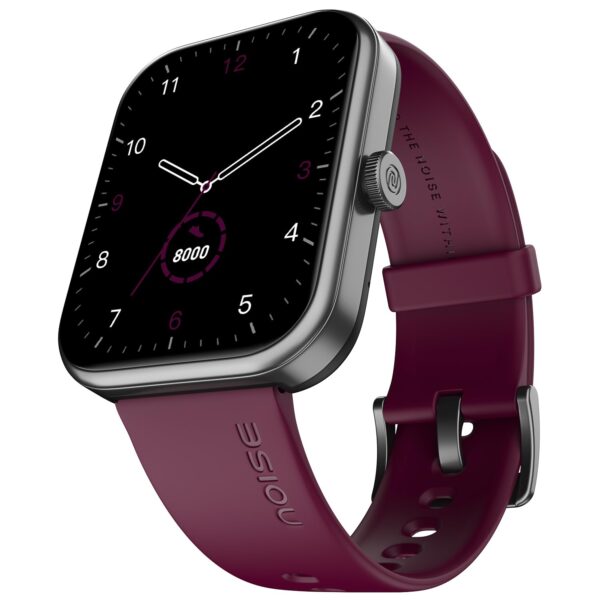 <h3>Noise Pulse 2 Max 1.85" Display, Bluetooth Calling Smart Watch, 10 Days Battery, 550 NITS Brightness, Smart DND, 100 Sports Modes, Smartwatch for Men and Women (Deep Wine)</h3>