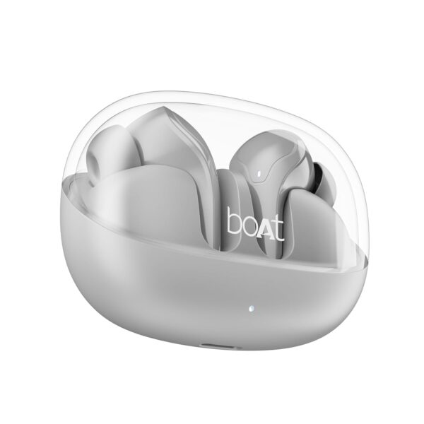 <h3>boAt Airdopes 311 Pro, 50HRS Battery, Fast Charge, Dual Mics ENx Tech, Transparent LID, Low Latency, IPX4, IWP Tech, v5.3 Bluetooth Earbuds, TWS in ear earbuds Wireless Earphones with mic (Space Grey)</h3>