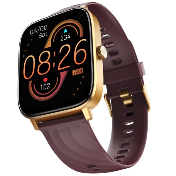 <h3>Noise Quad Call 1.81" Display, Bluetooth Calling Smart Watch, AI Voice Assistance, 160+Hrs Battery Life, Metallic Build, in-Built Games, 100 Sports Modes, 100+ Watch Faces (Deep Wine)</h3>