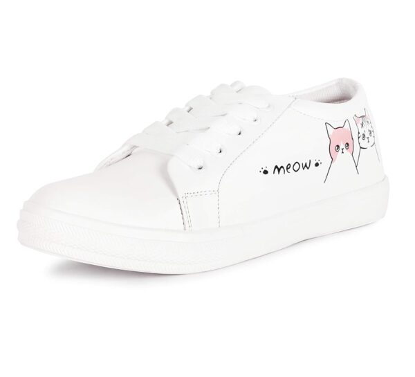 <h3>Vendoz Women and Girls Latest Collection Stylish White Casual Shoes Sneakers</h3>