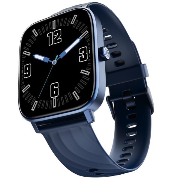 <h3>Noise Quad Call 1.81" Display, Bluetooth Calling Smart Watch, AI Voice Assistance, 160+Hrs Battery Life, Metallic Build, in-Built Games, 100 Sports Modes, 100+ Watch Faces (Space Blue)</h3>