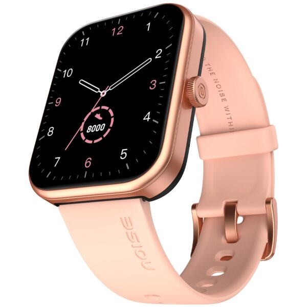 <h3>Noise Pulse 2 Max 1.85" Display, Bluetooth Calling Smart Watch, 10 Days Battery, 550 NITS Brightness, Smart DND, 100 Sports Modes, Smartwatch for Men and Women (Rose Pink)</h3>