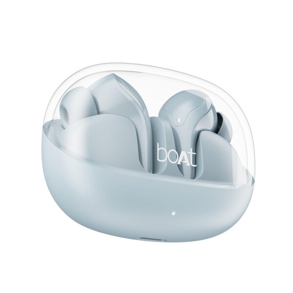 <h3>boAt Airdopes 311 Pro, 50HRS Battery, Fast Charge, Dual Mics ENx Tech, Transparent LID, Low Latency, IPX4, IWP Tech, v5.3 Bluetooth Earbuds, TWS in Ear Earbuds Wireless Earphones with mic (Dusk Blue)</h3>