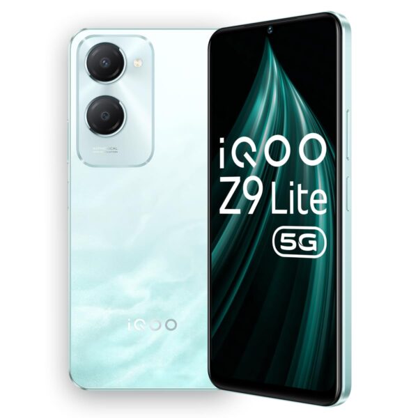 <h3>iQOO Z9 Lite 5G (Aqua Flow, 6GB RAM, 128GB Storage) | Dimensity 6300 5G | 50MP Sony AI Camera | Charger in The Box</h3>