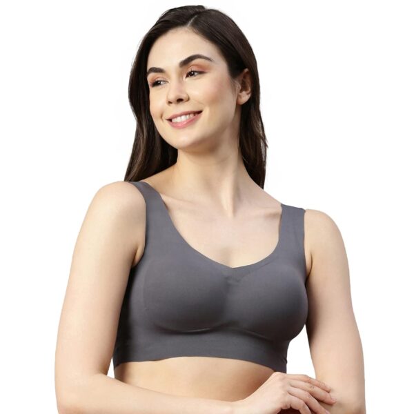 <h3>Enamor Women's Everyday Fashion Pop-On Bra - Padded, Non-Wired, Full Coverage, Ultra-Smooth with Lightweight Fabric and No Show-Through</h3>