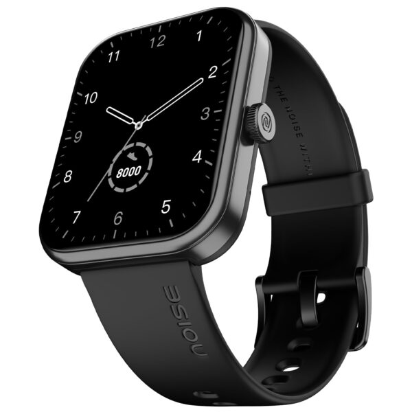 <h3>Noise Pulse 2 Max 1.85" Display, Bluetooth Calling Smart Watch, 10 Days Battery, 550 NITS Brightness, Smart DND, 100 Sports Modes, Smartwatch for Men and Women (Jet Black)</h3>