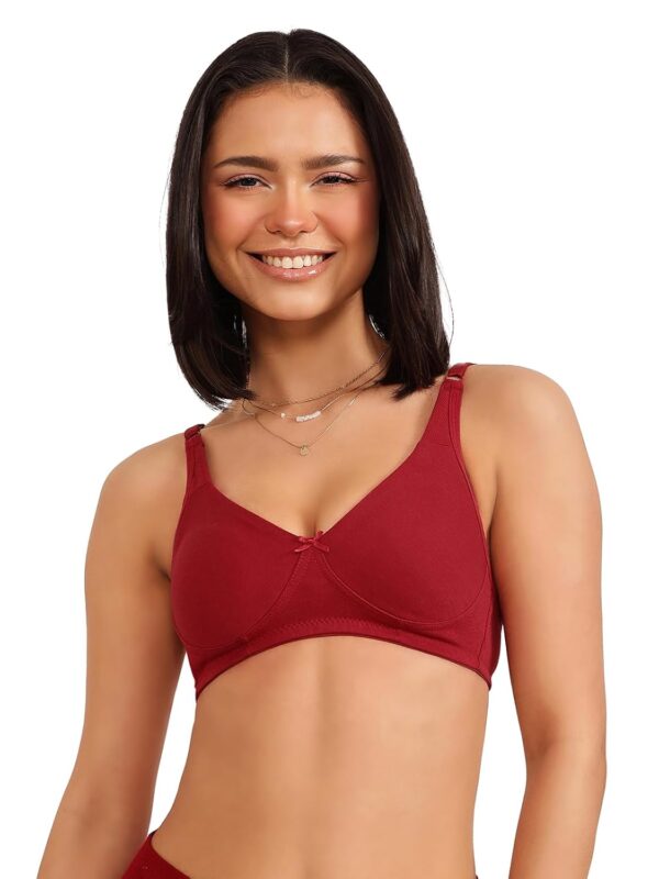 <h3>Clovia Women's Cotton Non-Padded Wire Free Full Coverage T-Shirt Bra</h3>