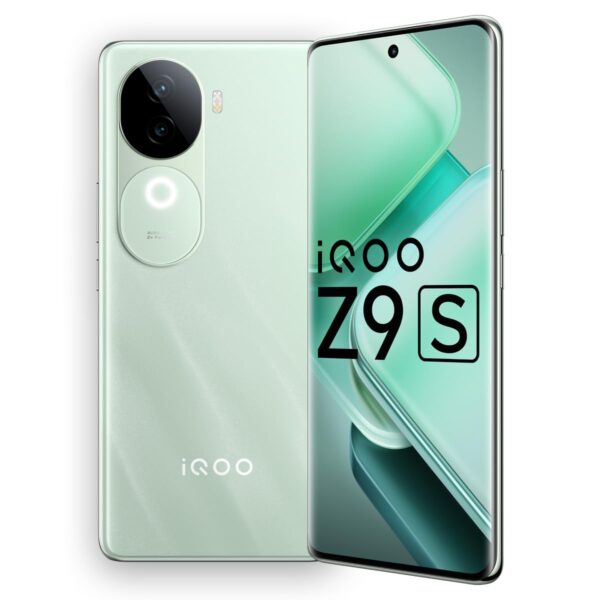 <h3>iQOO Z9s 5G (Onyx Green, 8GB RAM, 256GB Storage) | 120 Hz 3D Curved AMOLED Display | 5500 mAh Ultra-Thin Battery | Dimesity 7300 5G Processor | Sony IMX882 OIS Camera with Aura Light</h3>