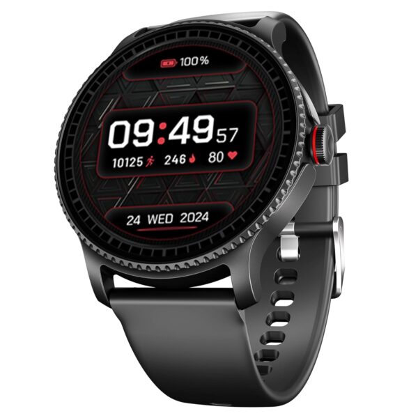 <h3>boAt Lunar Discovery w/ 1.39" (3.5 cm) HD Display, Turn-by-Turn Navigation, DIY Watch Face Studio, Bluetooth Calling, Emergency SOS, QR Tray, Smart Watch for Men & Women(Active Black)</h3>