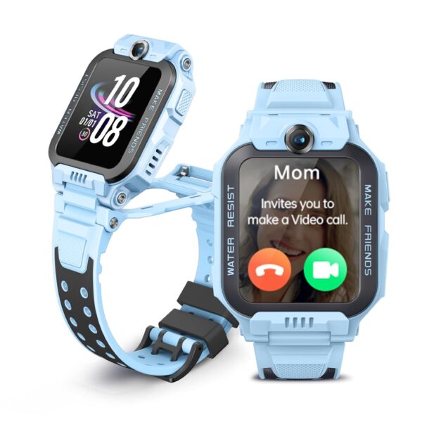 <h3>IMOO Kids Watch Phone Z7 [4G Cellular + GPS + Health], 4G Kids Smartwatch, HD Video & Voice Call, GPS Enabled with 14 Days Historical Track, Kids Emotion Detector, HeartRate, Body Temp., SPO2 (Blue)</h3>