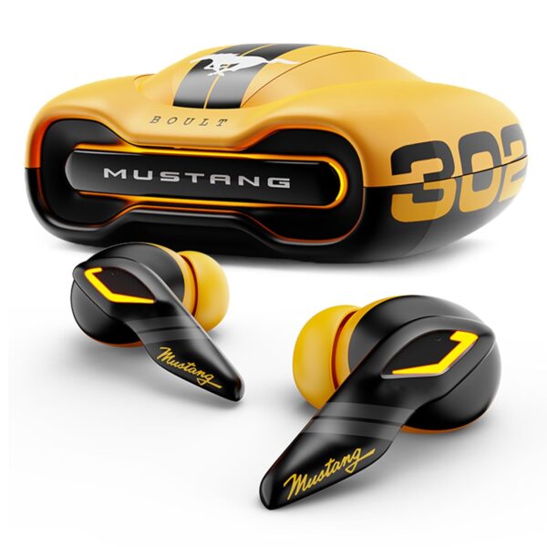 <h3>Boult X Mustang Newly Launched Torq TWS Earbuds with 60H Playtime, App Support, 4 Mics ENC, 45ms Low Latency, 13mm Driver, Breathing LEDs, Touch Control, Made in India, IPX5 Ear buds Wireless (Yellow)</h3>