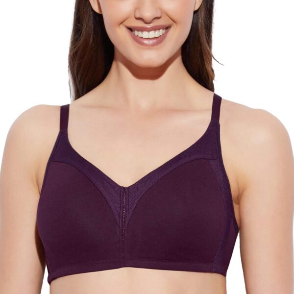 <h3>Enamor Women's Everyday Cotton Bra - Non-Padded, Non-Wired, Full Coverage, Fab-Cool Technology with M-Frame Jiggle Control and Antimicrobial</h3>