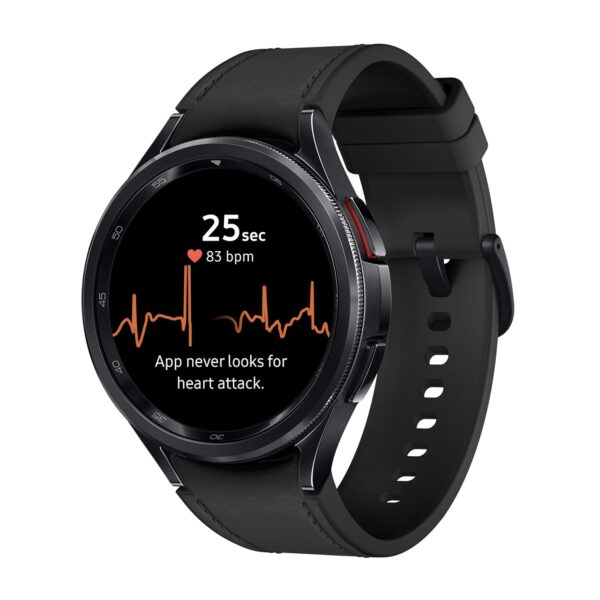 <h3>Samsung Galaxy Watch6 Classic LTE (47mm, Black, Compatible with Android only) | Introducing BP & ECG Features</h3>