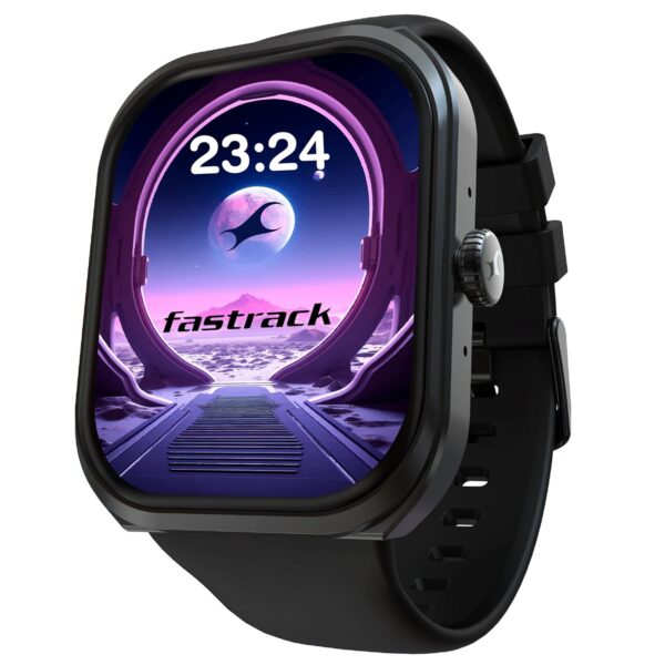 <h3>Fastrack Limitless FS2+ Smart Watch, 2.01" UltraVU Display, Functional Crown, SingleSync BT Calling, 110+ Sports Modes, 200+ Smartwatch Faces, Upto 7 Day Battery, AI Voice Assistant (Black)</h3>