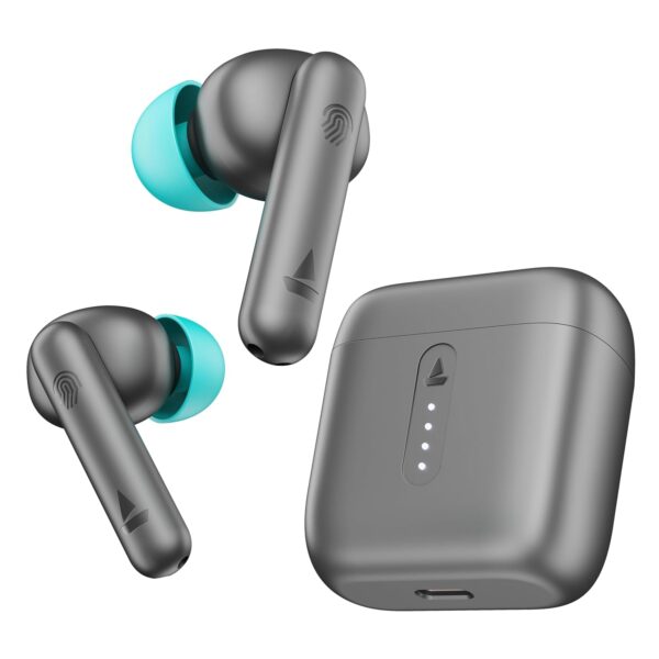 <h3>boAt Airdopes 141, Low Latency, ENx Tech, 42HRS Battery, Fast Charge, IWP, IPX4, v5.1 Bluetooth Earbuds, TWS Ear Buds Wireless Earphones with mic (Cider Cyan)</h3>