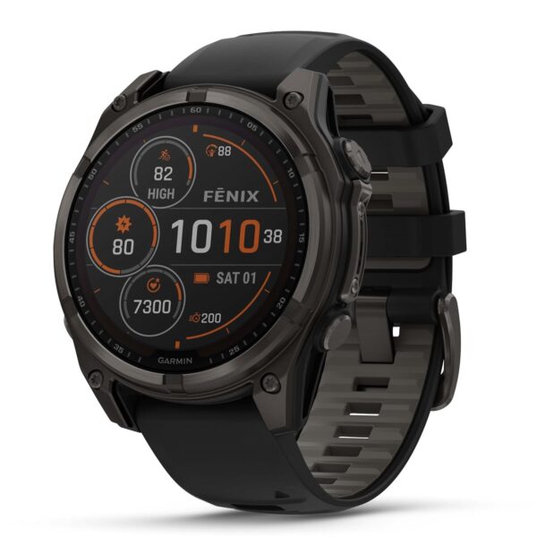 <h3>Garmin Fenix 8-47 MM |Premium Multisport GPS Smartwatch with Solar Charging | Upto 48 Days of Battery Life with Built-in Speaker, LED Flashlight and Microphone | Advanced Health Monitoring Features</h3>