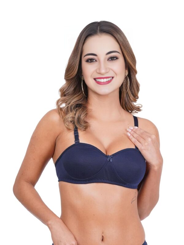 <h3>Cintella Women Solid Padded Half Cup Bra</h3>