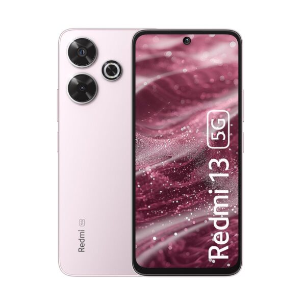 <h3>Redmi 13 5G, Orchid Pink, 6GB+128GB | India Debut SD 4 Gen 2 AE | 108MP Pro Grade Camera | 6.79in Largest Display in Segment</h3>