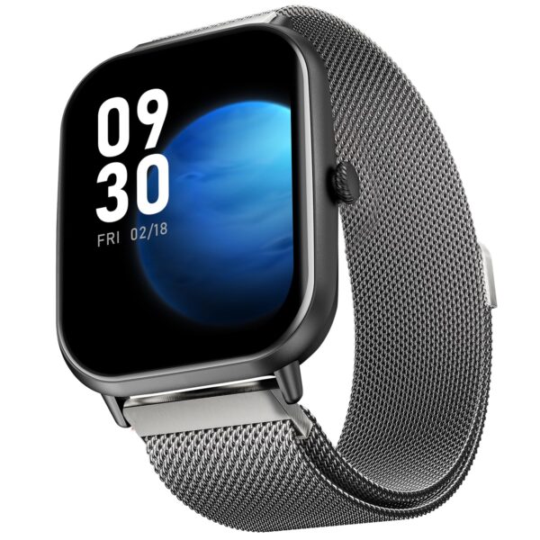 <h3>Fire-Boltt Ninja Call Pro Max Smart Watch 2.01 inch Display, Bluetooth Calling, 120+ Sports Modes, Health Suite, Voice Assistance (Silver SS)</h3>