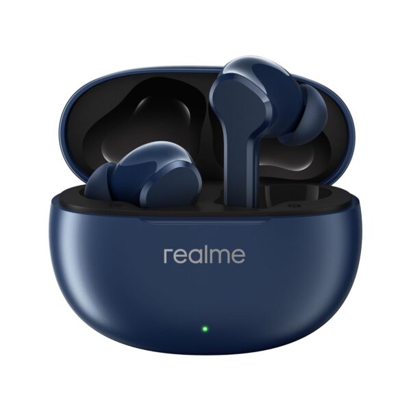 <h3>realme Buds T110 Bluetooth Truly Wireless in Ear Earbuds with mic, AI ENC for Calls, Google Fast Pair, 38 Hours Total Playback with Fast Charging and Low Latency Gaming Mode (Jazz Blue)</h3>