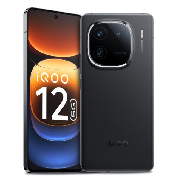 <h3>iQOO 12 5G (Alpha, 12Gb Ram, 256Gb Storage) |India's 1St Snapdragon 8 Gen 3 Backcase for Mobile Platform | India's Only Flagship with 50Mp + 50Mp + 64Mp Camera, Black</h3>