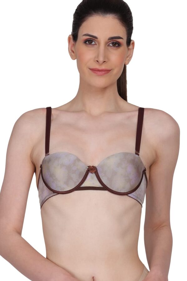 <h3>Amour Secret Women's Lightly Padded Demi Cup Underwired Push up T-Shirt Bra (PD301)</h3>