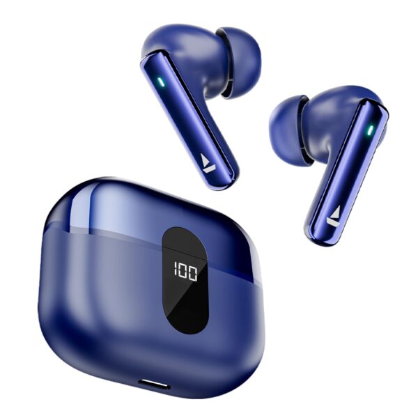 <h3>boAt Airdopes 121 Pro Plus, 100HRS Battery, 4Mics ENx, 50ms Low Latency, Fast Charge, LED Display, IPX5, v5.3 Bluetooth in Ear Earbuds, TWS Ear Buds Wireless Earphones with mic (Blue)</h3>