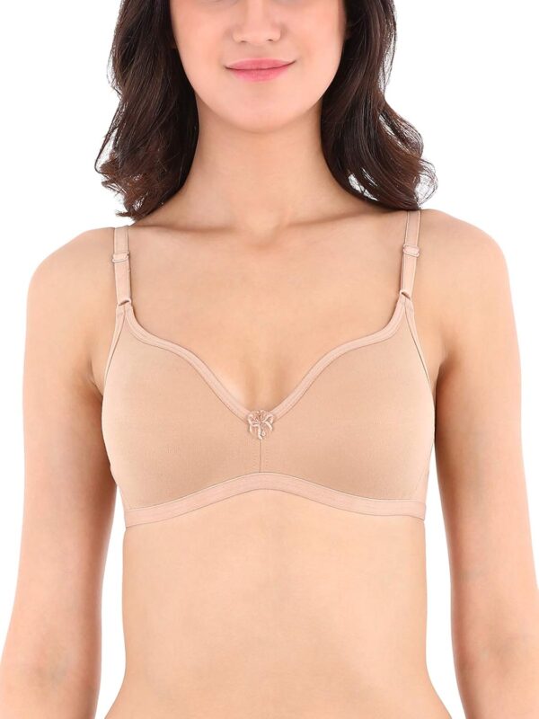 <h3>Clovia Women's Cotton Padded Wire Free Non-Wired T-Shirt Bra</h3>