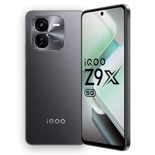 <h3>iQOO Z9x 5G (Storm Grey, 6GB RAM, 128GB Storage) | Snapdragon 6 Gen 1 with 560k+ AnTuTu Score | 6000mAh Battery with 7.99mm Slim Design | 44W FlashCharge</h3>