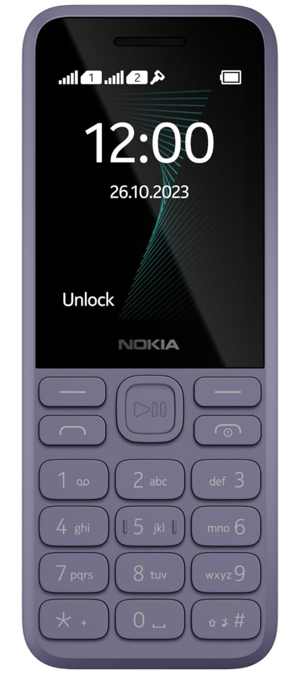 <h3>Nokia 130 Music | Built-in Powerful Loud Speaker with Music Player and Wireless FM Radio | Dedicated Music Buttons | Big 2.4 Display | 1 Month Standby Battery Life | Purple</h3>