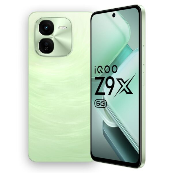 <h3>iQOO Z9x 5G (Tornado Green, 6GB RAM, 128GB Storage) | Snapdragon 6 Gen 1 with 560k+ AnTuTu Score | 6000mAh Battery with 7.99mm Slim Design | 44W FlashCharge</h3>