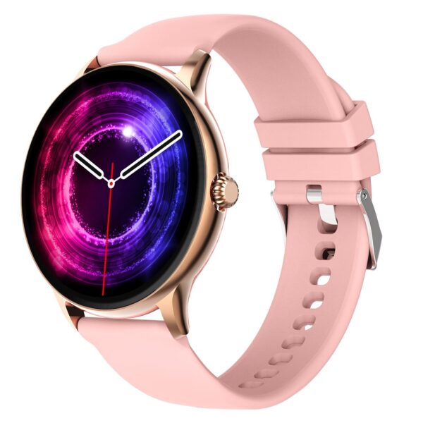 <h3>Fire-Boltt Phoenix Pro Smart Watch 1.39 inch Bluetooth Calling, AI Voice Assistant, Metal Body with 120+ Sports Modes, SpO2, Heart Rate Monitoring (Gold Pink)</h3>