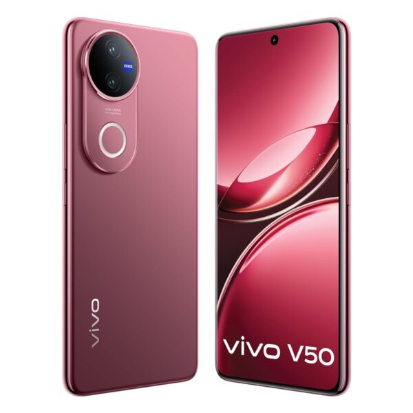 <h3>Vivo V50 5G (Rose Red, 8GB RAM, 256GB Storage) with No Cost EMI/Additional Exchange Offers</h3>